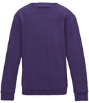 Purple Scool Crew Neck Sweatshirt