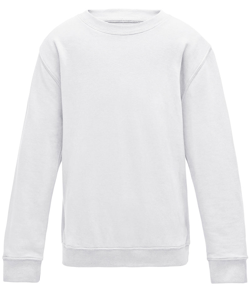 White Scool Crew Neck Sweatshirt