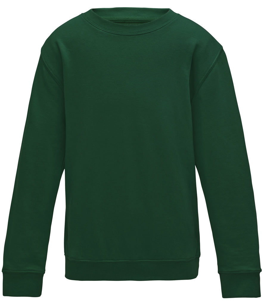 Bottle Green Scool Crew Neck Sweatshirt