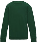 Bottle Green Scool Crew Neck Sweatshirt