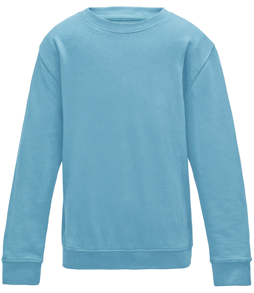 Sky Blue Scool Crew Neck Sweatshirt