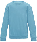 Sky Blue Scool Crew Neck Sweatshirt