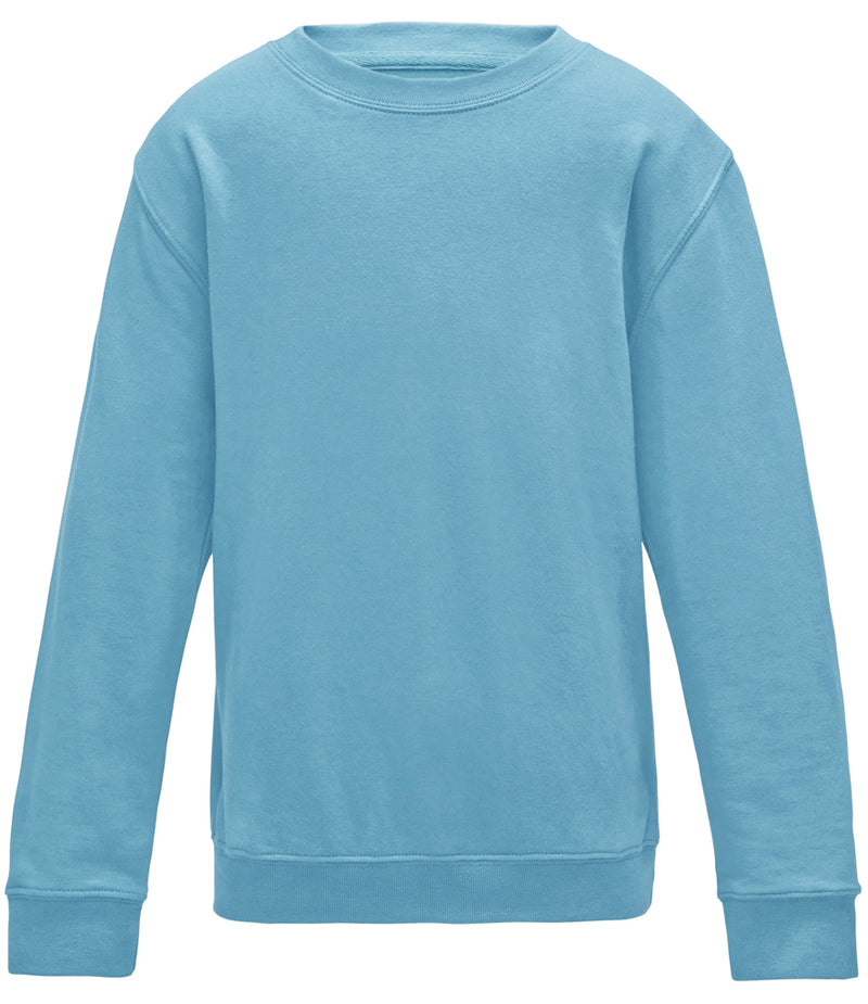 Sky Blue Scool Crew Neck Sweatshirt