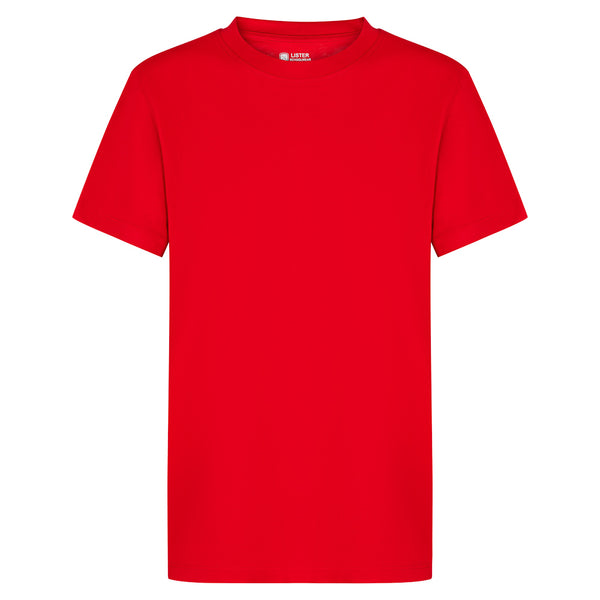 Red Kids T-Shirt Short Sleeve 100% Cotton