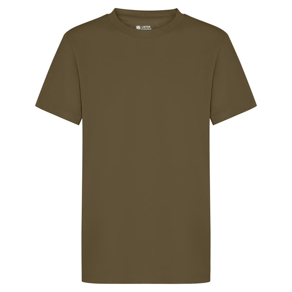 Military Green Kids T-Shirt Short Sleeve 100% Cotton