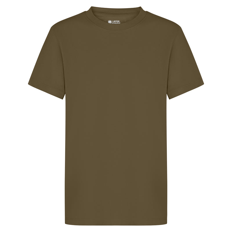 Military Green Kids T-Shirt Short Sleeve 100% Cotton