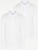 Polo Shirt Long Sleeve - White