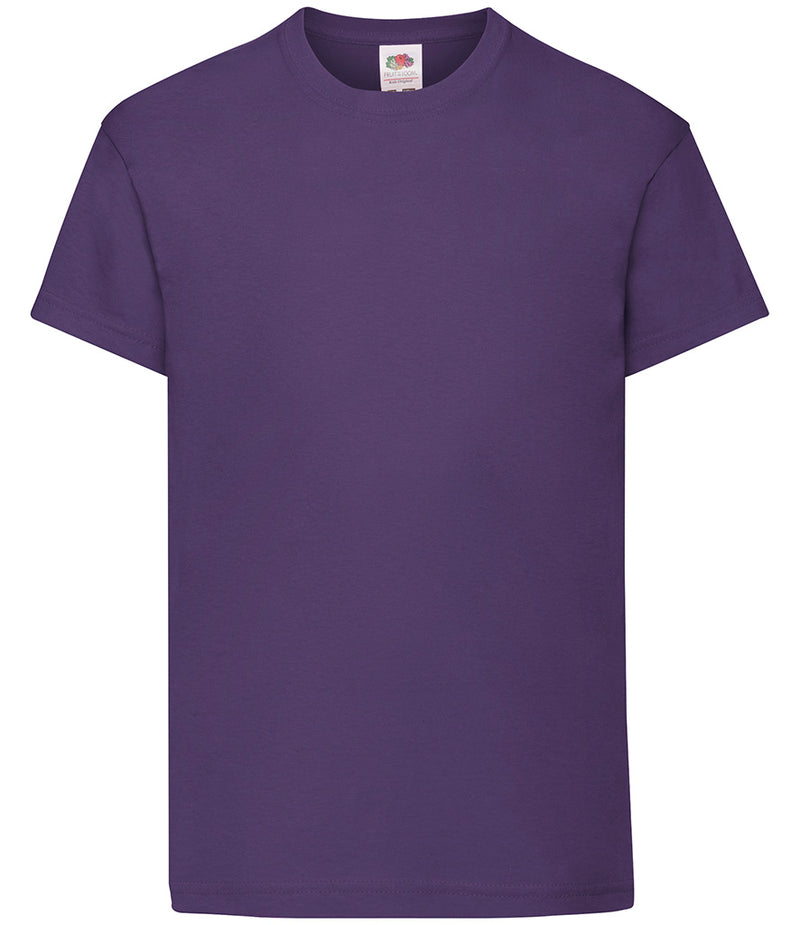 Purple Kids T-Shirt Short Sleeve 100% Cotton