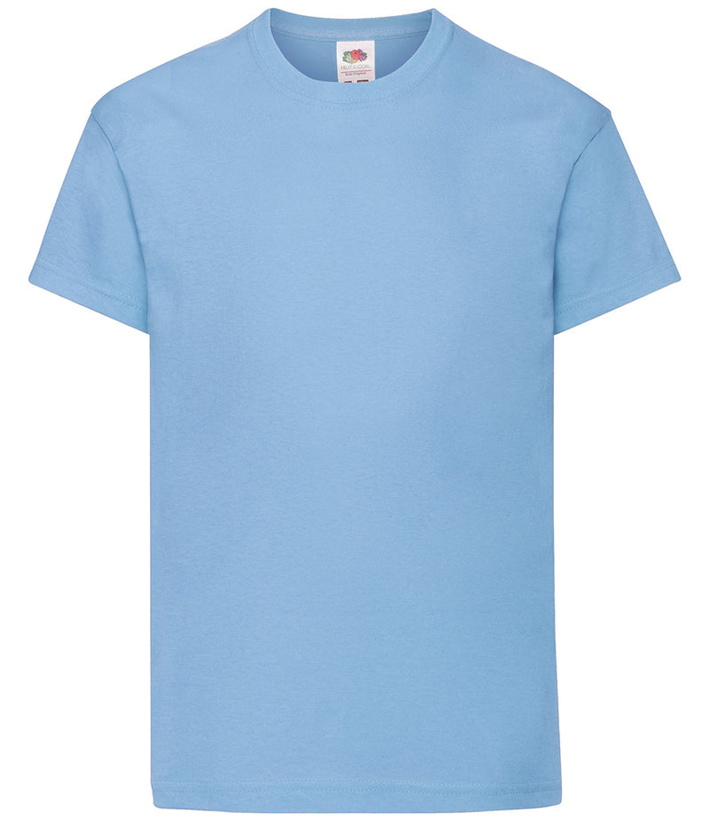 Kids Plain T-Shirt Short Sleeve 100% Cotton