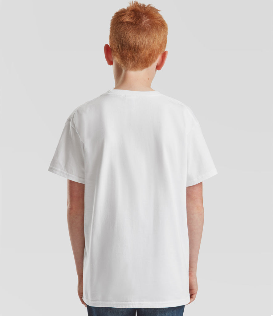 White Kids Plain T-Shirt Short Sleeve 100% Cotton