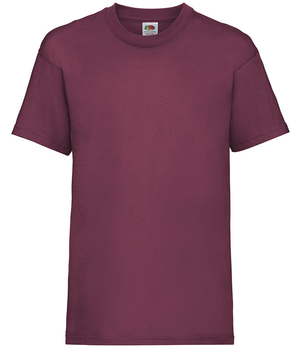 Maroon Kids T-Shirt Short Sleeve 100% Cotton