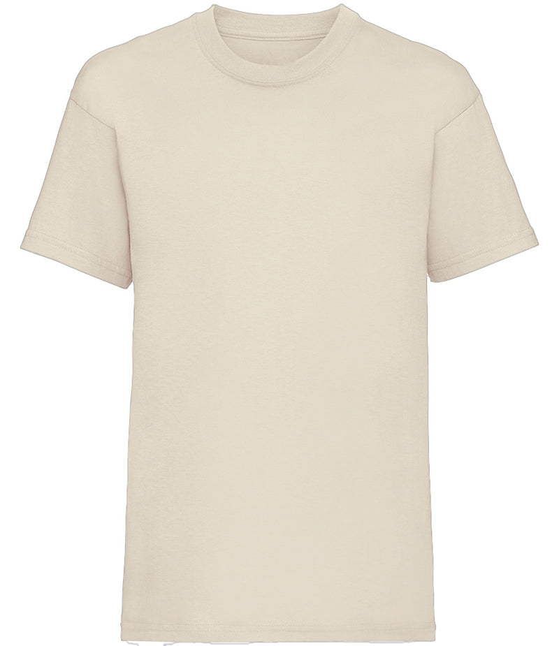 Natural Kids T-Shirt Short Sleeve 100% Cotton