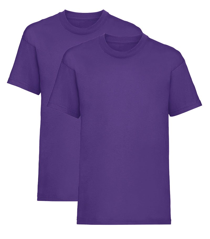 Purple Kids T-Shirt Short Sleeve 100% Cotton