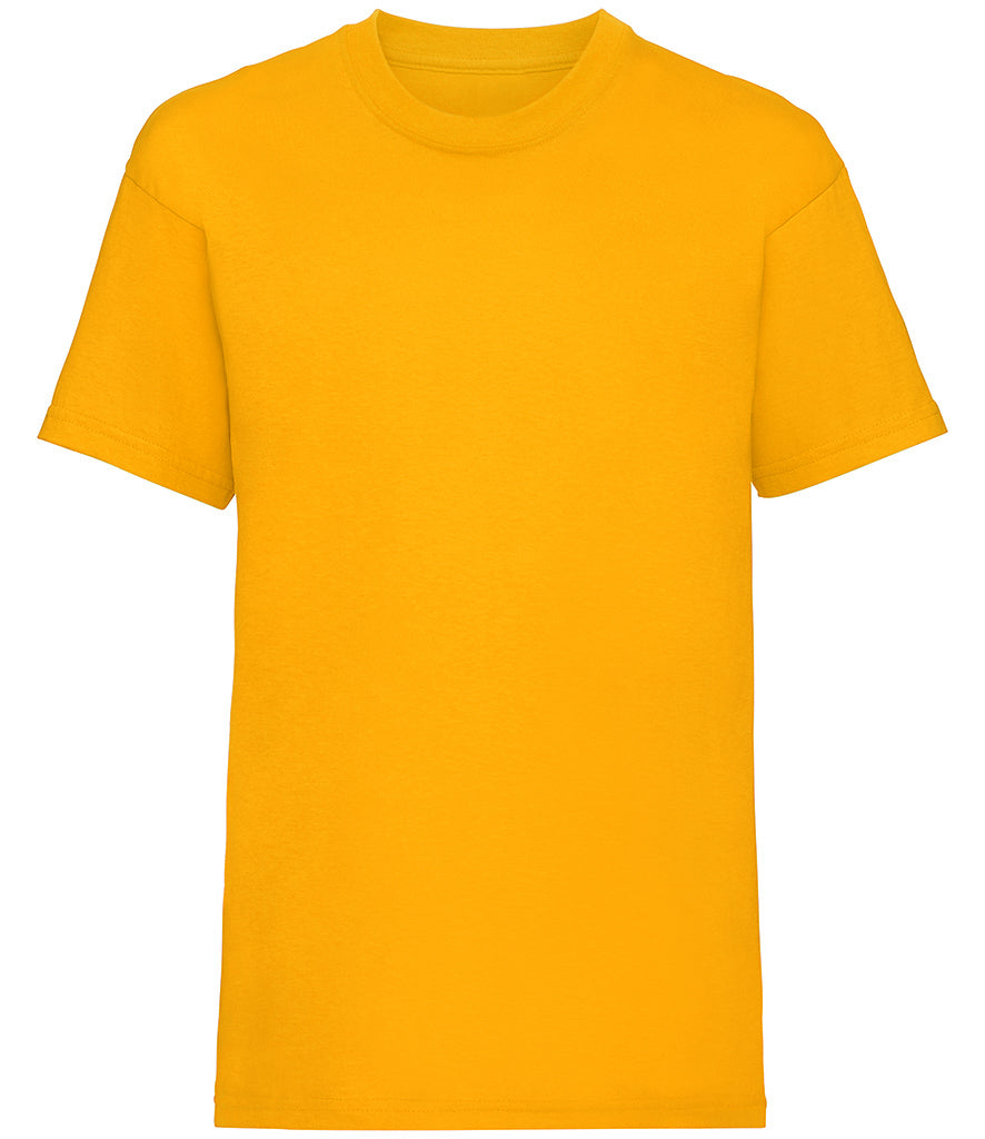 Kids Plain T-Shirt Short Sleeve 100% Cotton