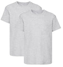 Heather Grey Kids T-Shirt Short Sleeve 100% Cotton