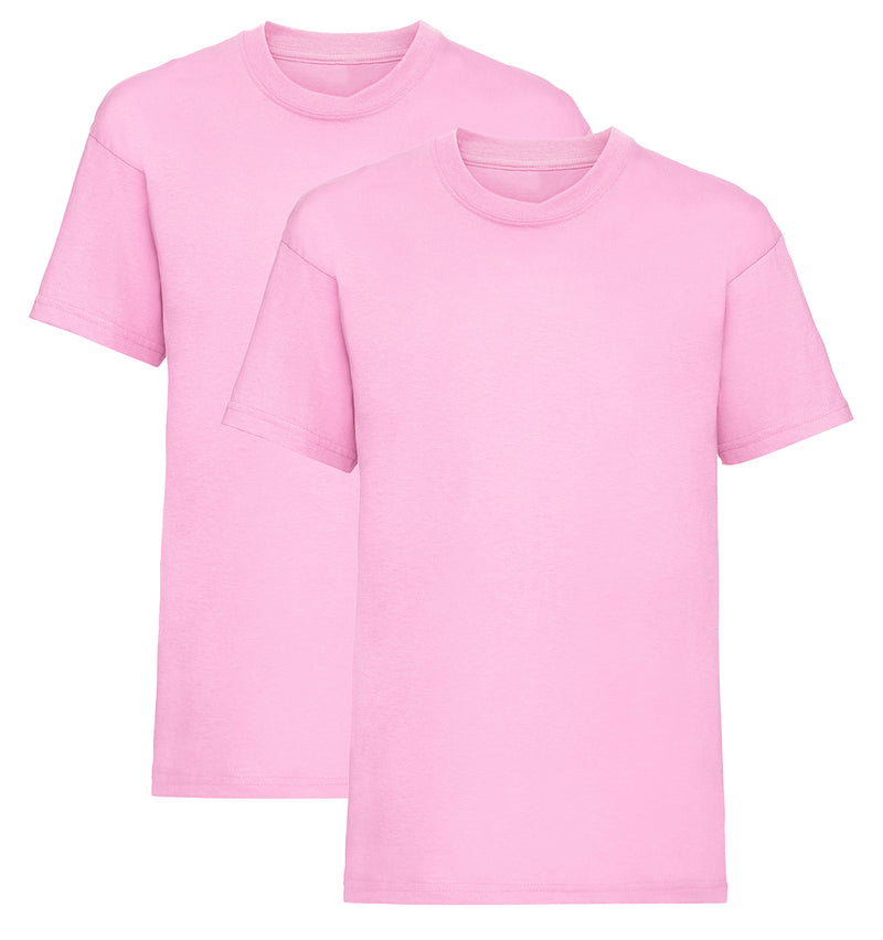 Light Pink Kids T-Shirt Short Sleeve 100% Cotton