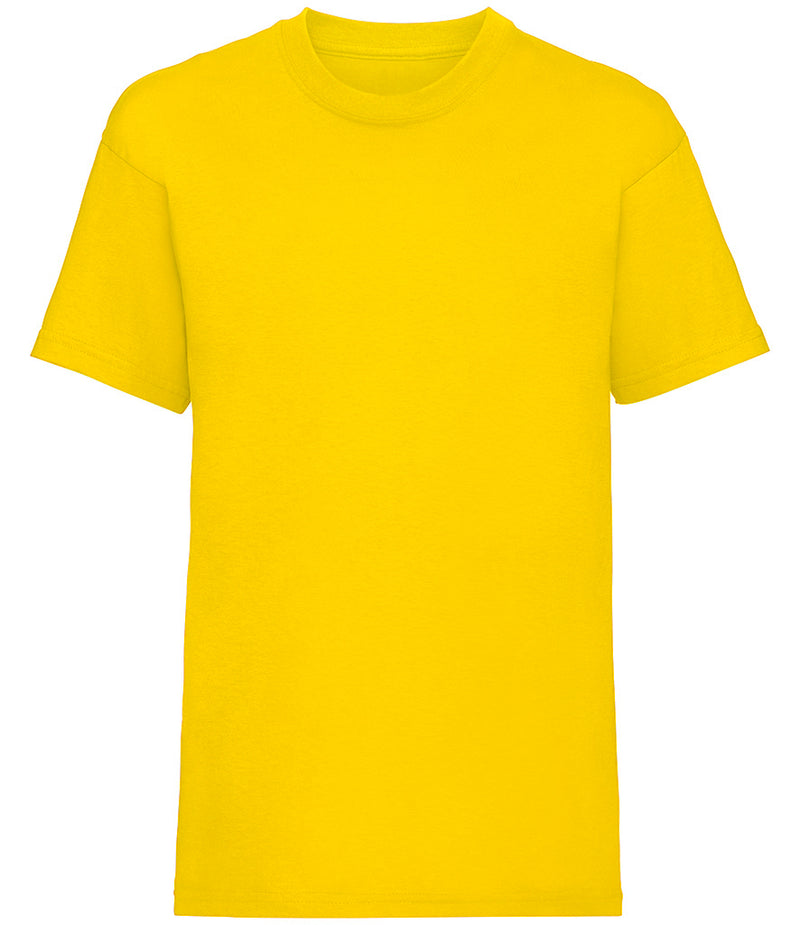 Yellow Kids T-Shirt Short Sleeve 100% Cotton
