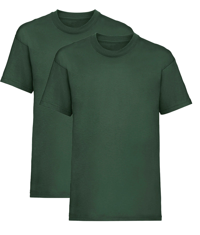 Bottle Green Kids T-Shirt Short Sleeve 100% Cotton