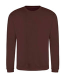 Brown Scool Crew Neck Sweatshirt