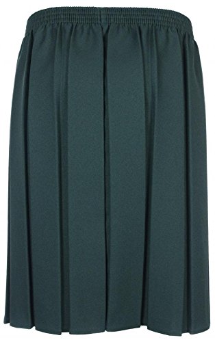 Box Pleated Elasticated School Skirt