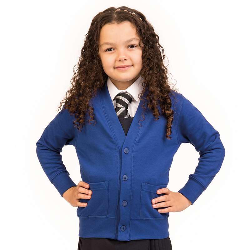 Girls School Fleece Cardigan