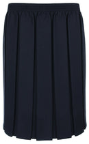 Box Pleated Elasticated School Skirt