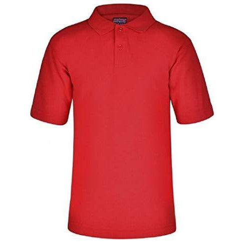 Age 2-15 School Plain Polo Shirt Short Sleeve 15 Colours Childrens Boys Polo Shirt Girls Polo Shirt School Uniform P.E. Listers Schoolwear 3 Years Red 