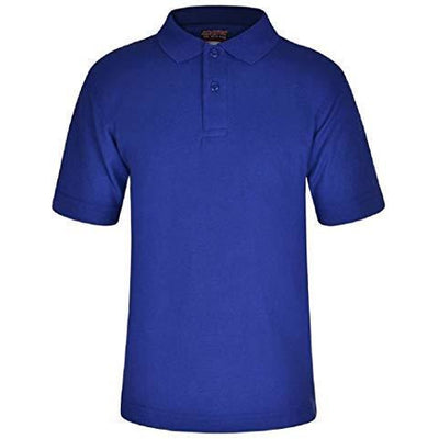 Royal blue polo shirts for juniors store