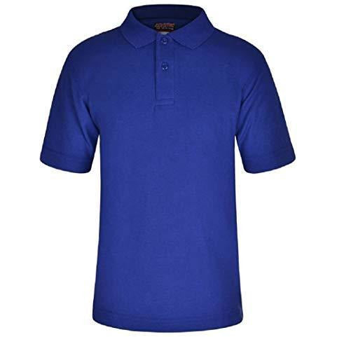 Age 2-15 School Plain Polo Shirt Short Sleeve 15 Colours Childrens Boys Polo Shirt Girls Polo Shirt School Uniform P.E. Listers Schoolwear 3 Years Royal Blue 