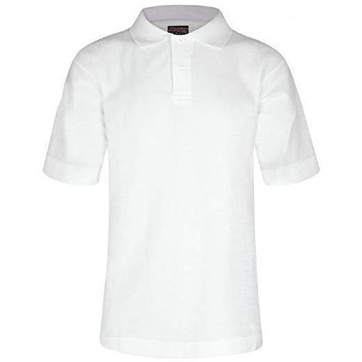 Age 2-15 School Plain Polo Shirt Short Sleeve 15 Colours Childrens Boys Polo Shirt Girls Polo Shirt School Uniform P.E. Listers Schoolwear 3 Years White 