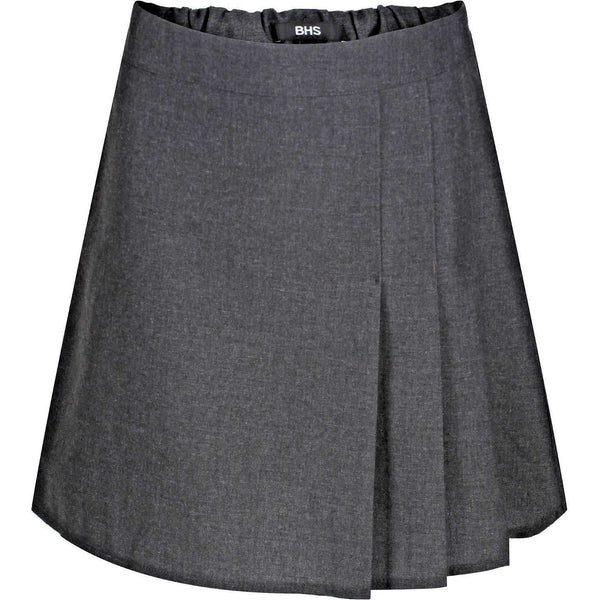 Girls School Pleated Skirt Adjustable Waist - Main Image