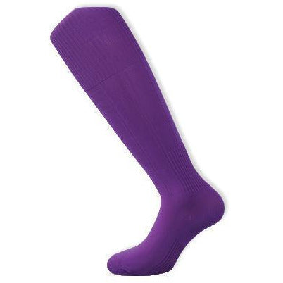 Ages 4-16 Kids Plain Football Socks Breathable Team Club Sports Training Performance Knee Length