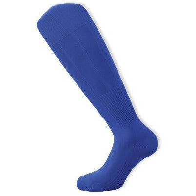 Ages 4-16 Kids Plain Football Socks Breathable Team Club Sports Training Performance Knee Length