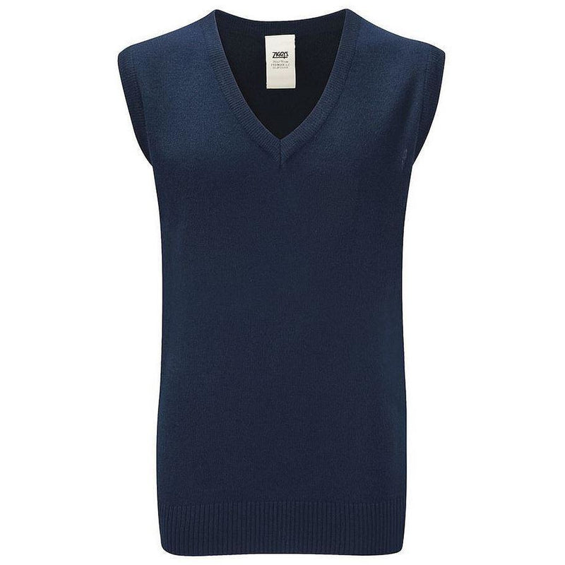Boys Girls Knitted Tank Top Pullover Jumper Unisex Sleeveless V Neck School Ages 4-18 + Adult Sizes