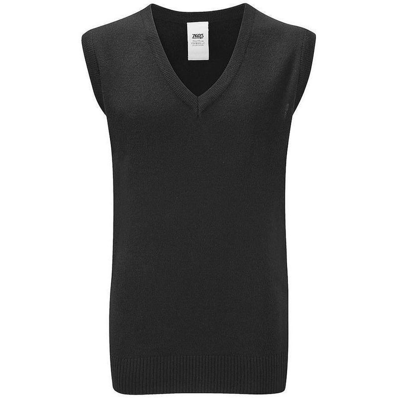 Boys Girls Knitted Tank Top Pullover Jumper Unisex Sleeveless V Neck School Ages 4-18 + Adult Sizes
