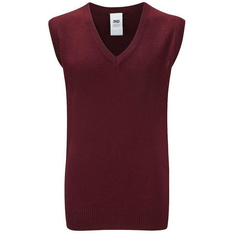 Boys Girls Knitted Tank Top Pullover Jumper Unisex Sleeveless V Neck School Ages 4-18 + Adult Sizes