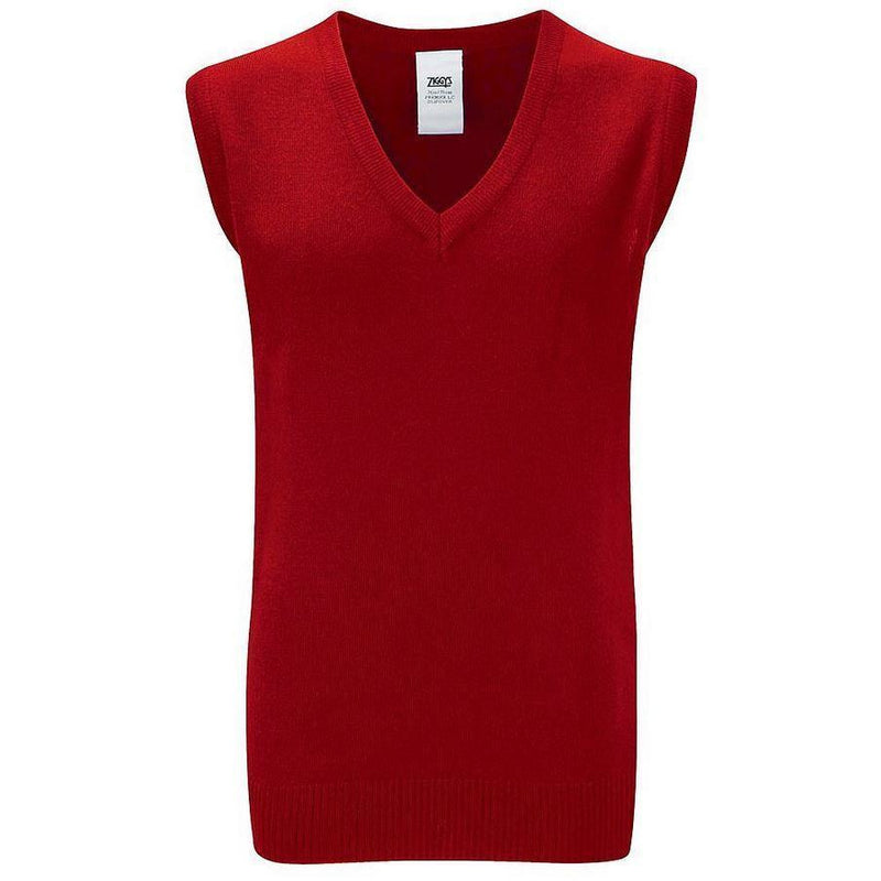 Boys Girls Knitted Tank Top Pullover Jumper Unisex Sleeveless V Neck School Ages 4-18 + Adult Sizes