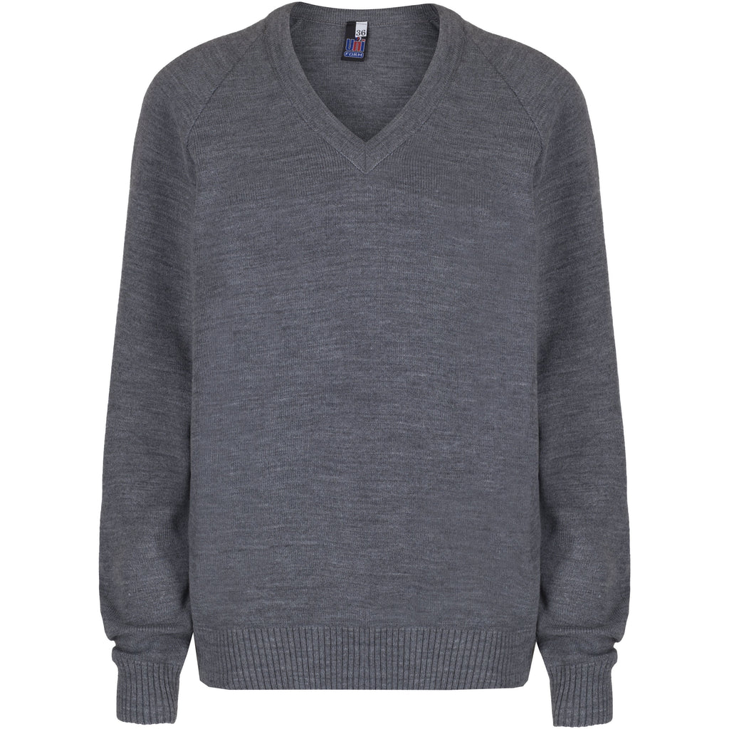 Knitted V Neck School Jumper