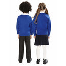 Boys Girls Unisex Knitted School Jumper Sweatshirt Jumper V Neck School Ages 4-18 + Adult Size - 7 Colours