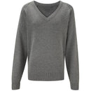 Boys Girls Unisex Knitted School Jumper Sweatshirt Jumper V Neck School Ages 4-18 + Adult Size - 7 Colours