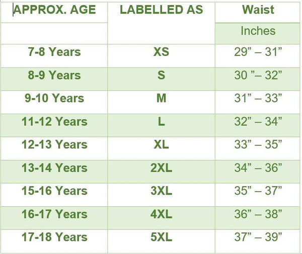 Boys Plus Size Sturdy Fit Generous School Shorts Ages 7 16