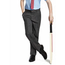 Boys Pull Up School Trousers Elasticated Black Grey Navy Age 2 3 4 5 6 7 8 9 10 11 12 13