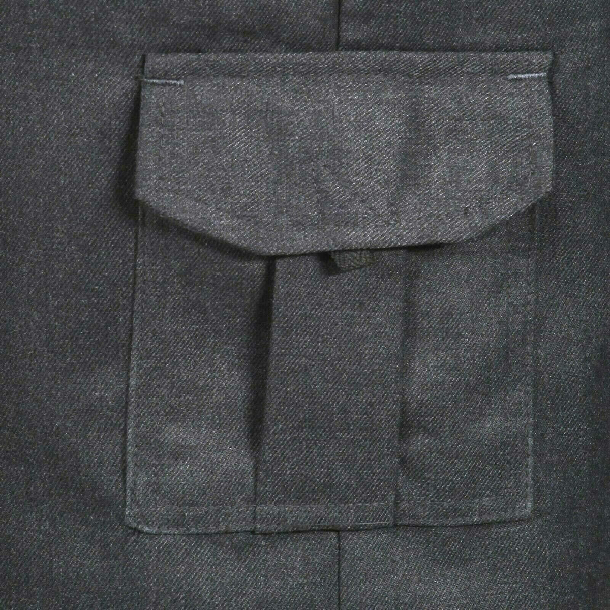 Boys Smart School Uniform Cargo Shorts Age 2-16 Years Black Grey - Adjustable Waist