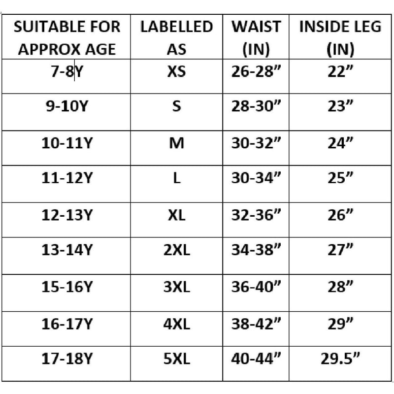 Boys Sturdy Fit School Trousers Plus Fit Elasticated Waist (Ages 7-18) XS - 5XL Generous Fit Wider Waist Shorter Leg - Black Grey
