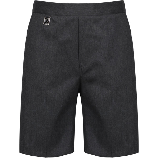 Boys Zip Up School Shorts Elasticated Black Grey Navy Age 2 3 4 5 6 7 8 9 10 11 12 13 14 15 16