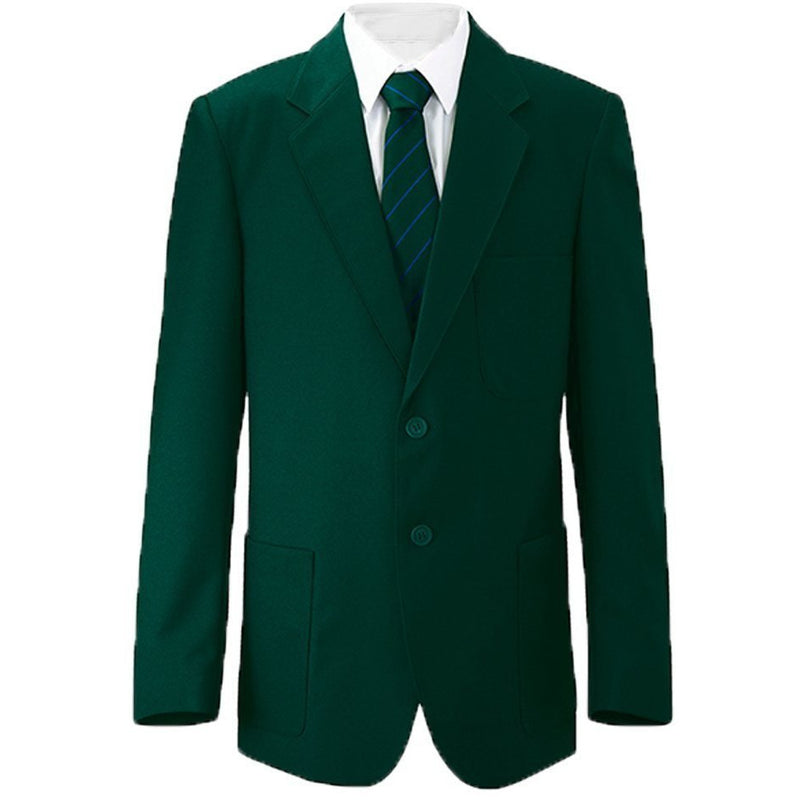 Boys/Mens School/Formal Blazer Jacket Uniform Black Royal Blue Navy Bottle Green Burgundy/Maroon (Chest Sizes 24"-52")