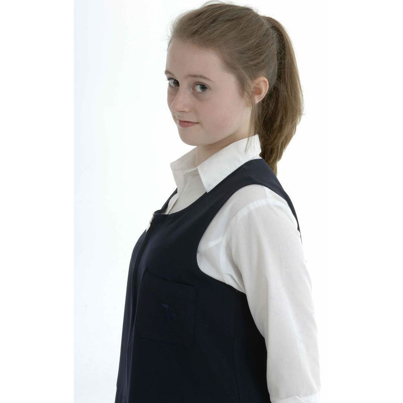 Girls School Pinafore Tunic Single Front Pleat Heart Zip School Uniform 7 Colours