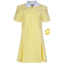 Miss Chief Girl's School Gingham Summer Dress Age 3 4 5 6 7 8 9 10 11 12 13 14 15 16 17 18 20 Pleated