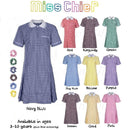 Miss Chief Girl's School Gingham Summer Dress Age 3 4 5 6 7 8 9 10 11 12 13 14 15 16 17 18 20 Pleated